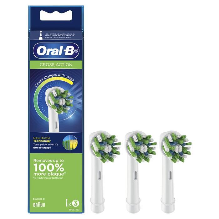 Gambar Oral B Braun Head Refill Kepala Sikat Gigi - CROSS ACTION isi 2 - Crosswhite 3 dari OZB undefined Tokopedia