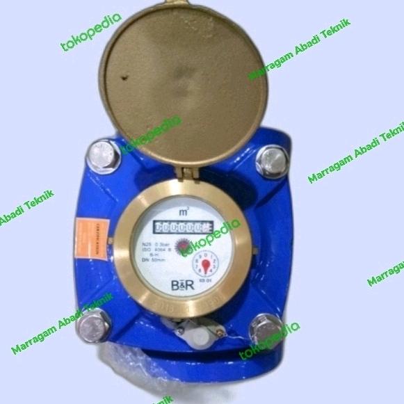 Jual Water Meter BR 2 inch dn 50mm|Flow meter B&R 2 inch Air bersih ...