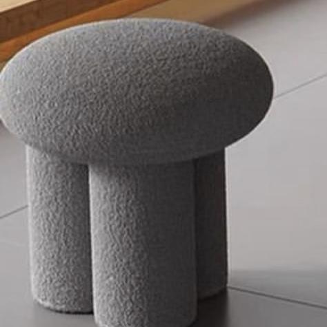 Gambar stool boucle kursi cimit - grey dari Good Get Home undefined Tokopedia