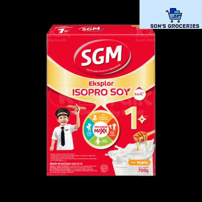 Gambar SGM Eksplor ISOPRO Soya 1+ Madu 700Gr dari sons groceries undefined Tokopedia