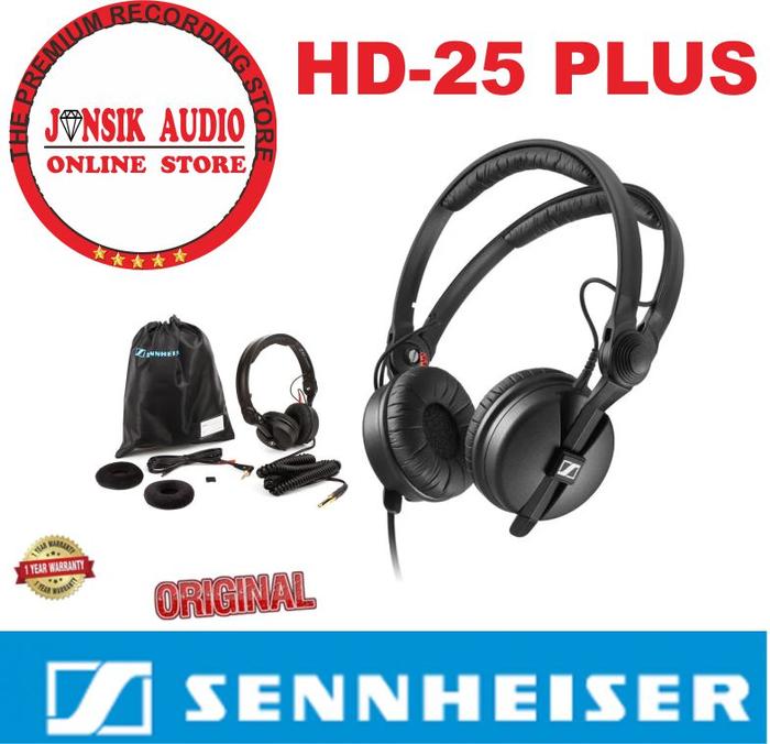 Jual Sennheiser HD25 Plus On Ear DJ Headphone HD-25 Plus Kota