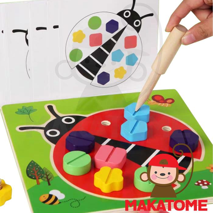 Gambar Beetle Nuts Color Matching Game Mainan Edukasi toys dari Makatome Shop undefined Tokopedia