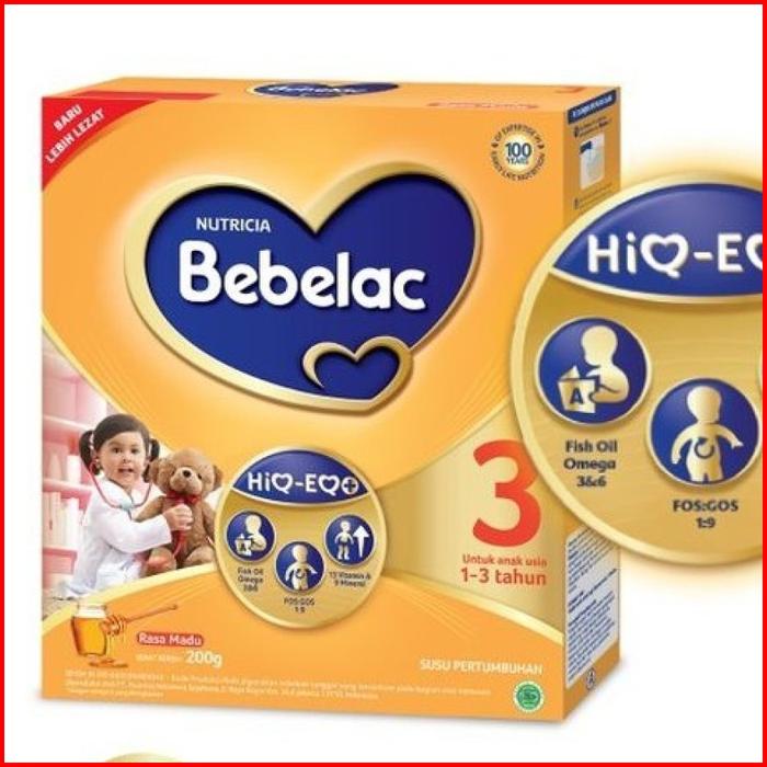 Gambar Bebelac 3 Rasa Madu 200 gr Batita 1-3 tahun - Nutricia Bebelove Bebela dari jamalstory undefined Tokopedia