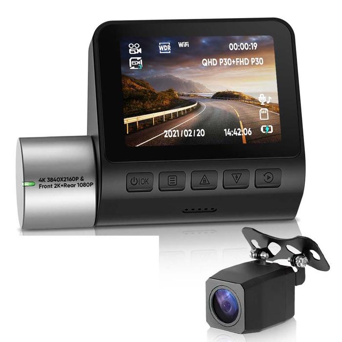 Gambar Dash Camera Spec 70mai 4K GPS Night Vision dashcam (Front+Rear Camera) - Dashcam+rear dari Fafacuan undefined Tokopedia