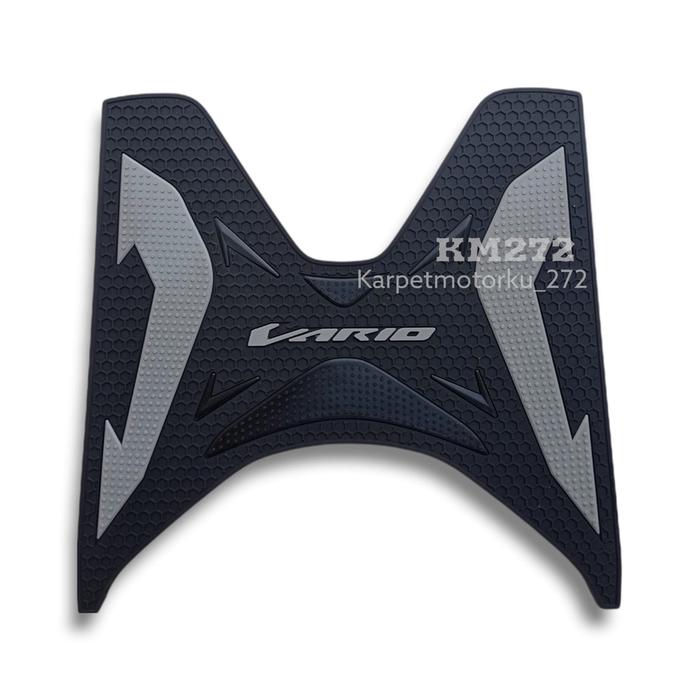 Gambar karpet  vario 125 led 150 Old esp aksesoris honda matic alas kaki motor - Abu-abu, vario 125/150 dari vertical19.id undefined Tokopedia