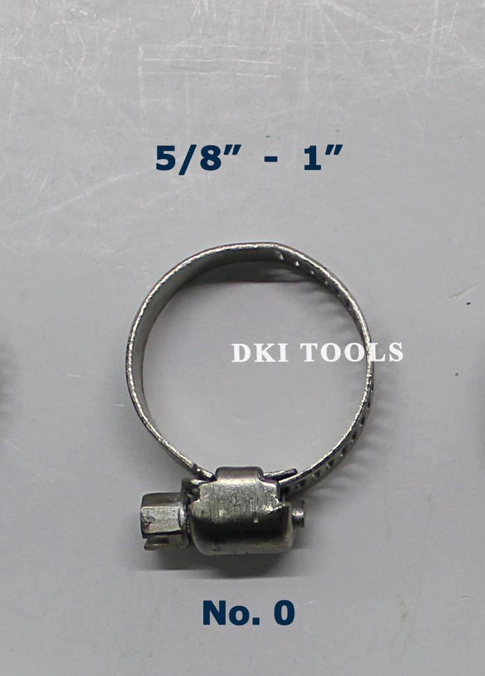 Gambar Klem Penjepit Pengunci Selang Pipa Gas LPG Regulator Hose Clamp Clip - 5/8"-1" dari DKI TOOLS undefined Tokopedia