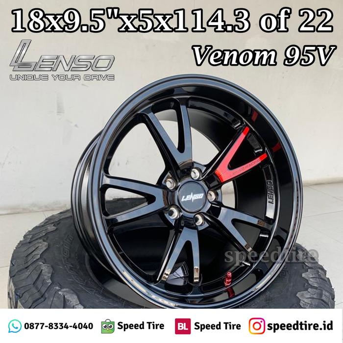 LENSO VENOM 3 18インチ 9.5J+25 5穴 114.3 LENSO VENOM 3 18インチ 9.5J+25 5穴 114.3