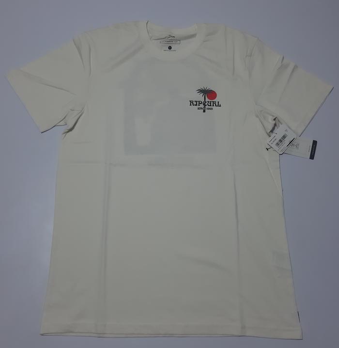 Gambar Kaos Ripcurl Original pria S21 Nasal perch tee - bone - L dari J11 Komputer undefined Tokopedia