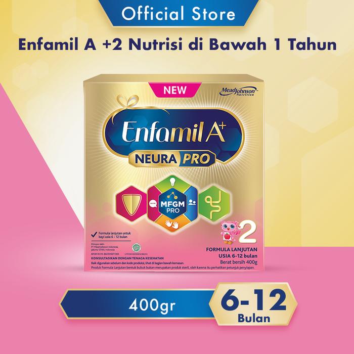 Gambar ENFAMIL A+ Tahap 2 400gr Box dari anakpedia undefined Tokopedia