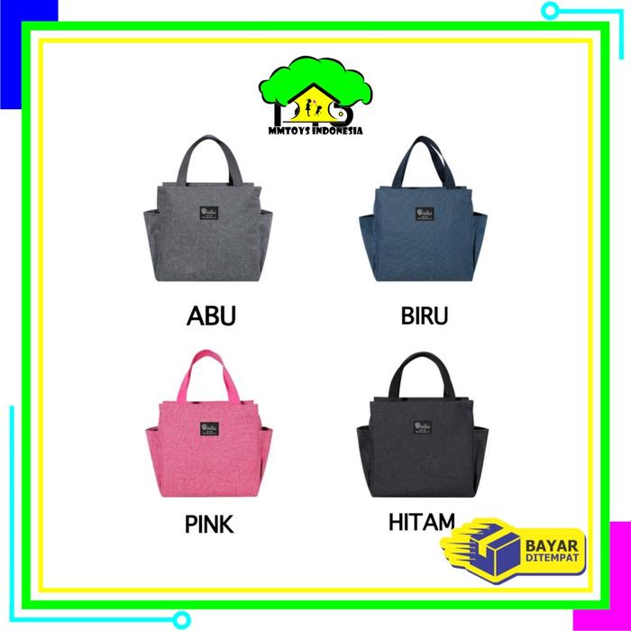 Gambar [COD] MI T43 Tas Bekal Lunch Cooler Bag Box Anti Air Makanan Alumunium Foil - T43, Abu-abu dari Mmtoys Indonesia undefined Tokopedia