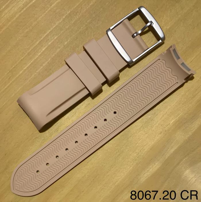 Gambar Tali Jam Tangan 20 MM Rubber Strap Curve Tali Jam Curved End 8067.20 - 8067.20 CR dari Watch Band N strap undefined Tokopedia