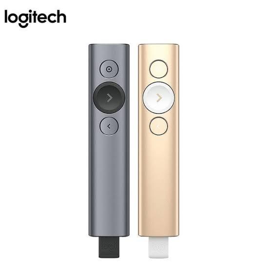 Gambar Presenter LOGITECH SPOTLIGHT Digital Laser Pointer Wireless Presentasi - Gold dari GENESISCOM undefined Tokopedia