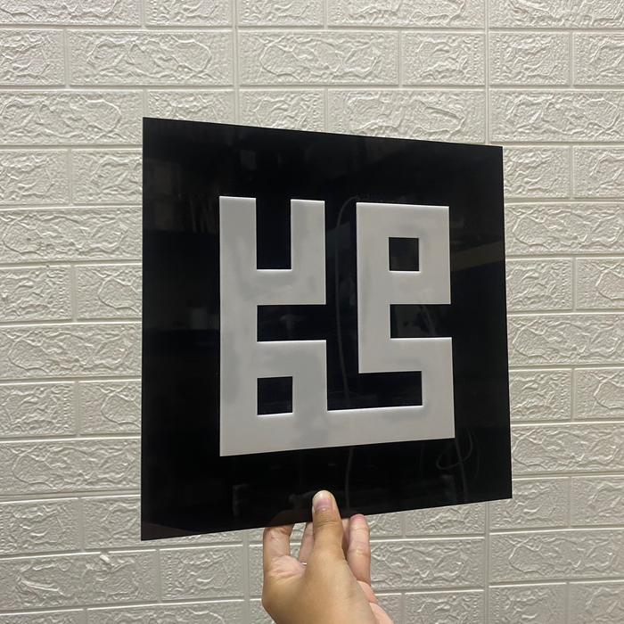 Gambar Kaligrafi Kufi Lafadz Allah Muhammad | Akrilik Laser Cut - Muhammad dari Makerlab Indonesia undefined Tokopedia