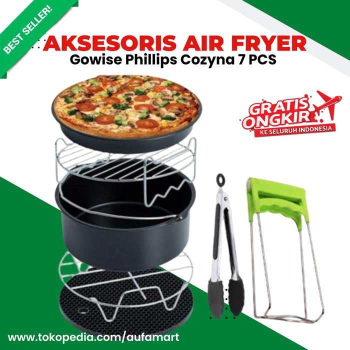 Gambar Set Aksesoris Air Fryer for Gowise Phillips Cozyna 7 PCS dari Aufaa Mart undefined Tokopedia
