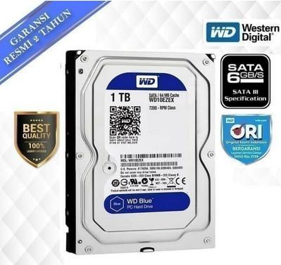 Jual WD BLUE 1TB PC HDD RESMI HARDISK INTERNAL 1TB Kota