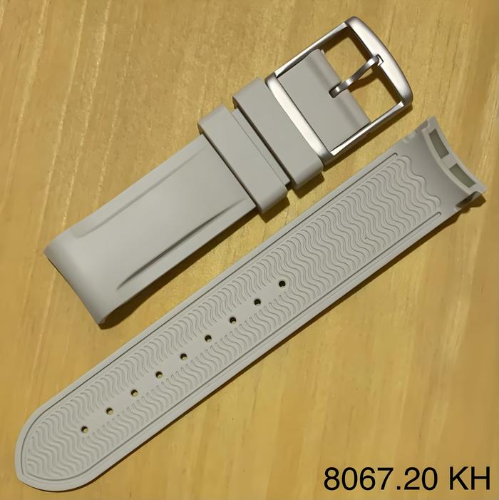 Gambar Tali Jam Tangan 20 MM Rubber Strap Curve Tali Jam Curved End 8067.20 - 8067.20 KH dari Watch Band N strap undefined Tokopedia