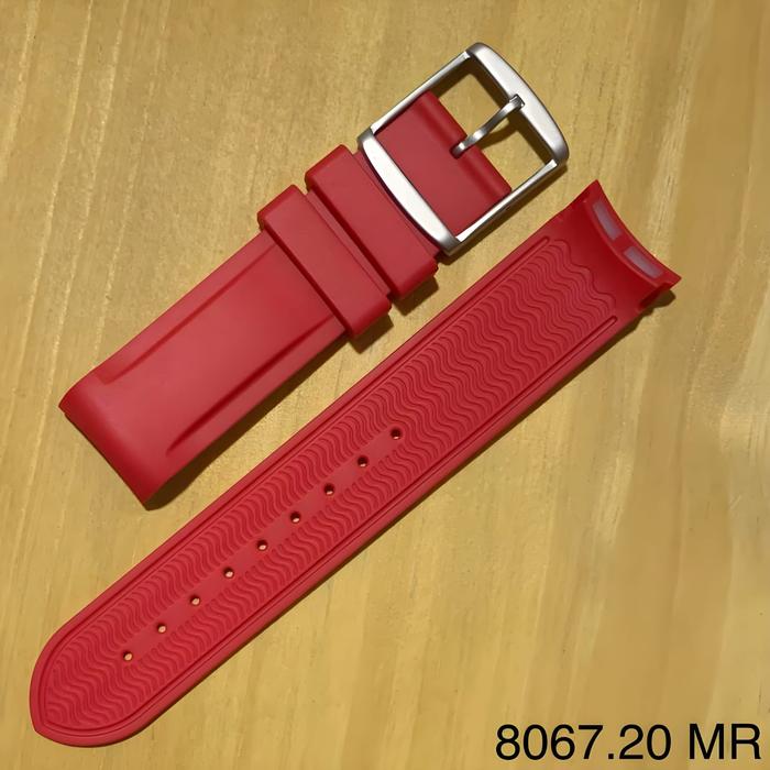 Gambar Tali Jam Tangan 20 MM Rubber Strap Curve Tali Jam Curved End 8067.20 - 8067.20 MR dari Watch Band N strap undefined Tokopedia