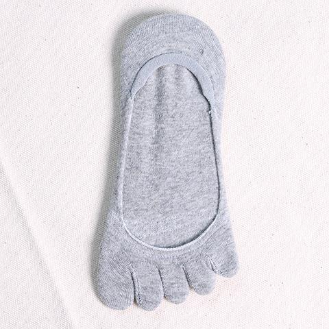 Gambar kaos kaki wanita 5 jari invisible tebal five finger unisex socks - Abu-abu dari morusalba undefined Tokopedia