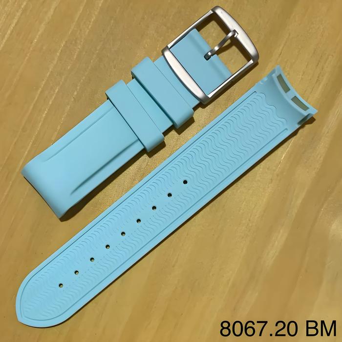 Gambar Tali Jam Tangan 20 MM Rubber Strap Curve Tali Jam Curved End 8067.20 - 8067.20 BM dari Watch Band N strap undefined Tokopedia