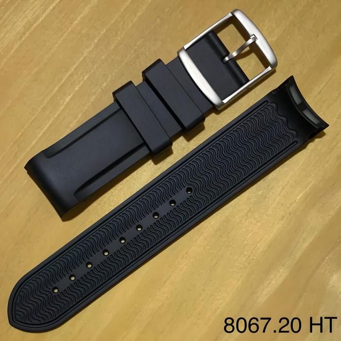 Gambar Tali Jam Tangan 20 MM Rubber Strap Curve Tali Jam Curved End 8067.20 - 8067.20 HT dari Watch Band N strap undefined Tokopedia