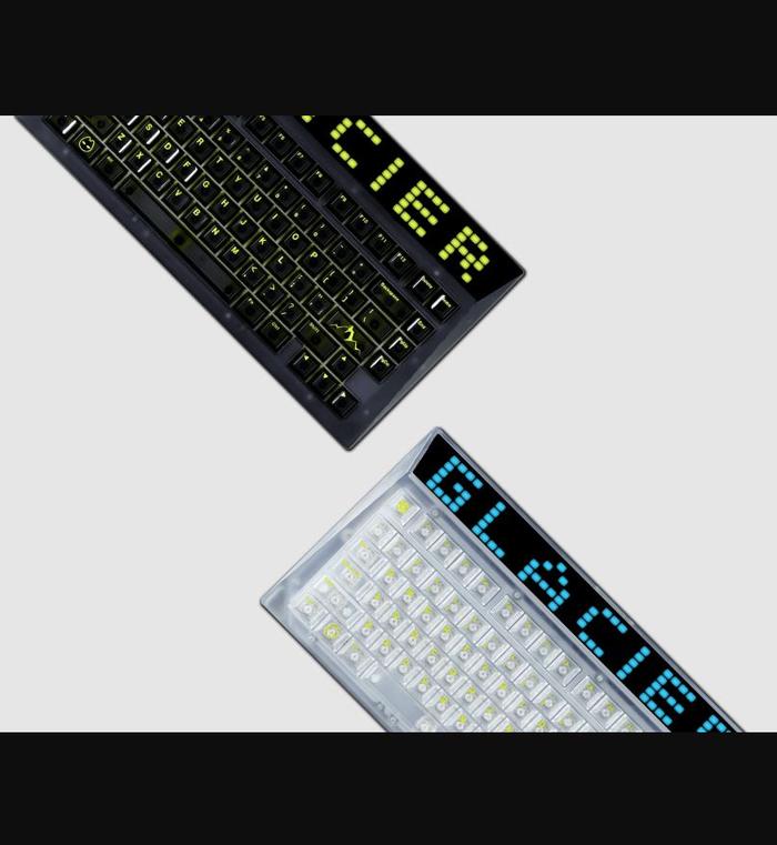 Gambar Keycap Set - Angry Miao Transparent Icy Sensation Glacier Keycap - Black dari Nmtindo undefined Tokopedia