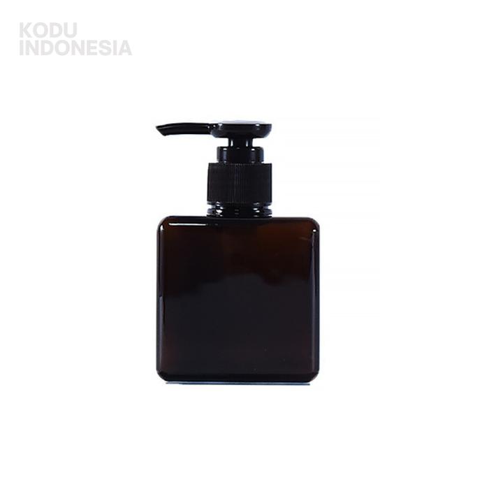 Gambar KODU Botol Sabun Cair Isi Ulang PETG - Dispenser Sabun, Shampoo, Lotion, Deterjen, Botol Refill Pump Minimalis Jepang, Tahan Lama, Travel-Friendly Putih - Cokelat, 150ml dari Kodu Indonesia undefined Tokopedia