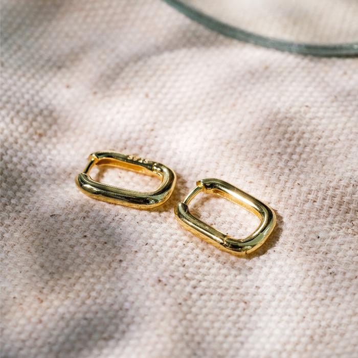 Gambar ANDALL - Amara Oval Earrings (Anting Wanita S925 Berlapis Emas) - Gold dari Andall Studios undefined Tokopedia