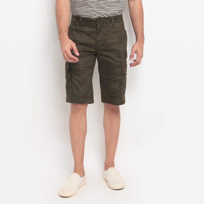 Gambar POLICE Celana Pendek Cargo Printing Slim Fit Pria 5286140328 Hijau Arm - Hijau Army, 33 dari RBJ undefined Tokopedia