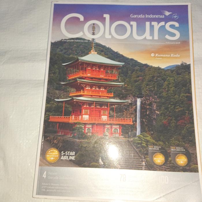 Gambar MAJALAH COLOURS GARUDA INDONESIA FEBRUARI 2018 dari Toko Buku Sea Book undefined Tokopedia