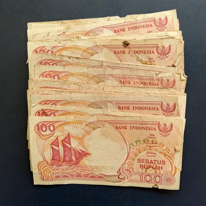 Gambar Uang Kuno 100 Rupiah Perahu Pinisi 35 lembar Murah dari Lapak Barang Murah Jakarta_NEW undefined Tokopedia