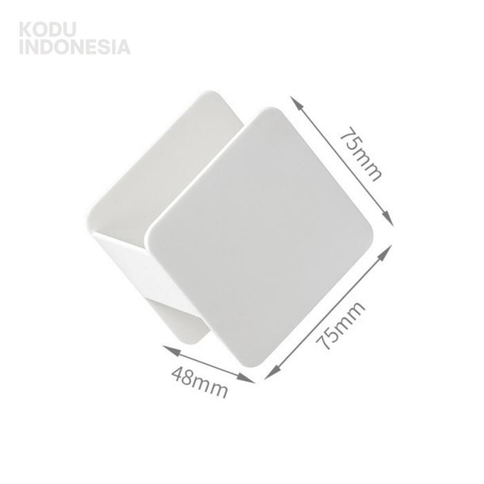 Gambar KODU Tempat Spons Kotak Sponge Cuci Piring Dinding Minimalis - Tempel Tanpa Bor Pengeringan Cepat dengan Lubang Drainase Bahan PP Tahan Lama - Putih dari Kodu Indonesia undefined Tokopedia