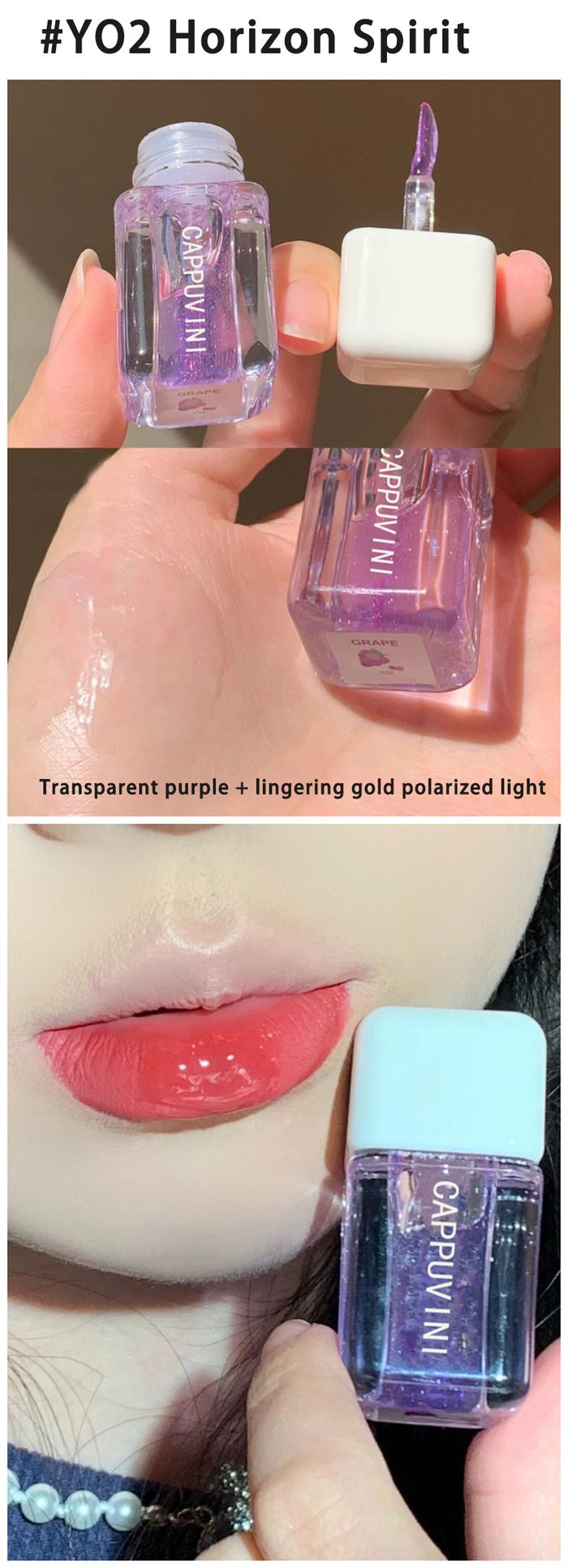 Gambar CAPPUVINI Lip Oil Crystal Lip Gloss Transparant LipGloss Lip Plumper - 02PURPLE GALAXY dari Urban Collectionsss undefined Tokopedia