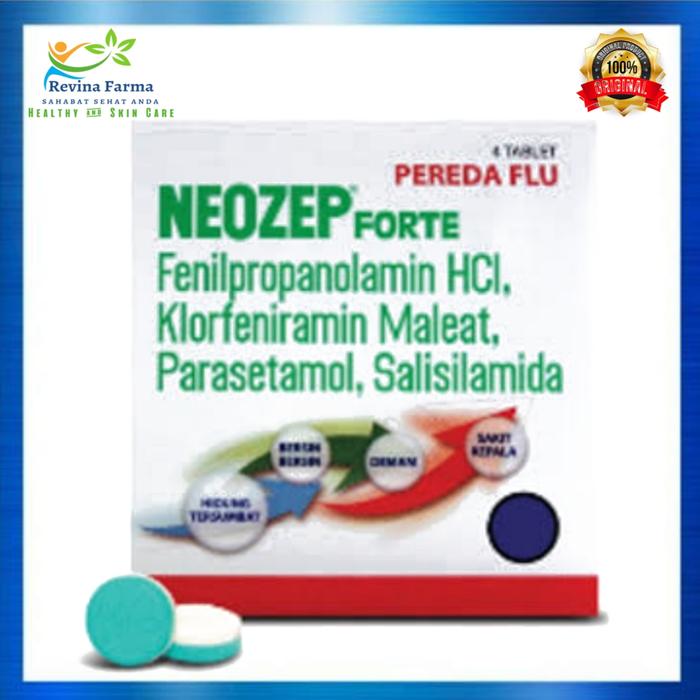 Gambar Neozep Forte 1 Strip 4 tablet Obat Flu & Demam 100% Original dari Revina Farma undefined Tokopedia