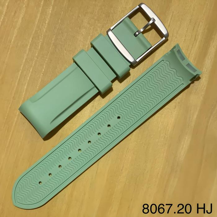 Gambar Tali Jam Tangan 20 MM Rubber Strap Curve Tali Jam Curved End 8067.20 - 8067.20 HJ dari Watch Band N strap undefined Tokopedia