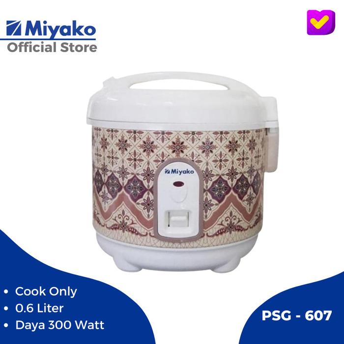 Gambar Rice Cooker Miyako MCM 609 Magiccom kecil 0,6 liter - 607Cook Only dari Baliso undefined Tokopedia