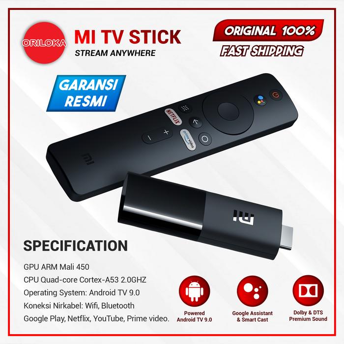 Gambar Xiaomi Mi TV Stick Full HD Android Smart TV Global Version TAM - MI STICK dari Oriloka Shop undefined Tokopedia