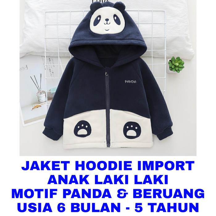 Panda Hoodie Cute Hooded Jackets Promo Jaket Hoodie Vallenca Hello