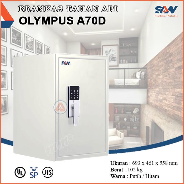 Gambar BRANKAS DIGITAL SAN OLYMPUS A70D; BRANKAS TOUCH SCREEN TINGGI 70 CM dari IBAD OFFICE SUPPLIES undefined Tokopedia