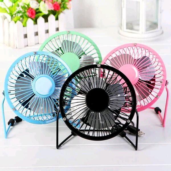 Gambar KIPAS ANGIN MINI BESI PORTABLE USB / MINI FAN USB PORTABLE / AC - Merah Muda dari si.dul undefined Tokopedia