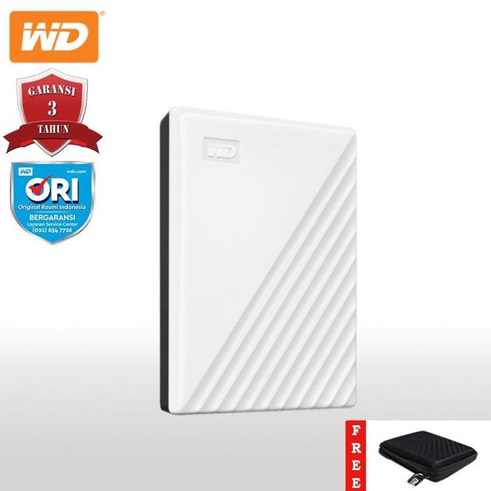 Gambar WD My Passport 5TB - HD HDD Hardisk External 2.5" WDC - Putih dari t pedia pc Kota Administrasi Jakarta Pusat Tokopedia
