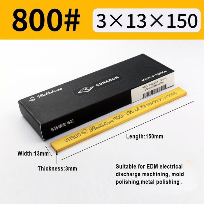 Gambar Oil Stone 3X13X150mm BellStone Sharpener Batu Gosok mold Polishing - 800 dari inpertek Technology undefined Tokopedia