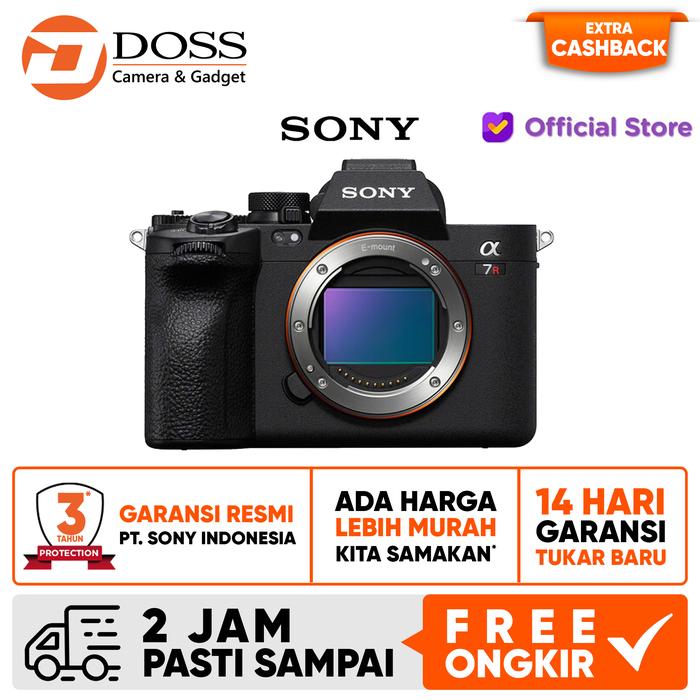 Promo Sony A7RV Sony a7R5 Sony A7R V Mirrorless Camera Body Only w/  NP-FZ100 di Doss Bandung Tokopedia
