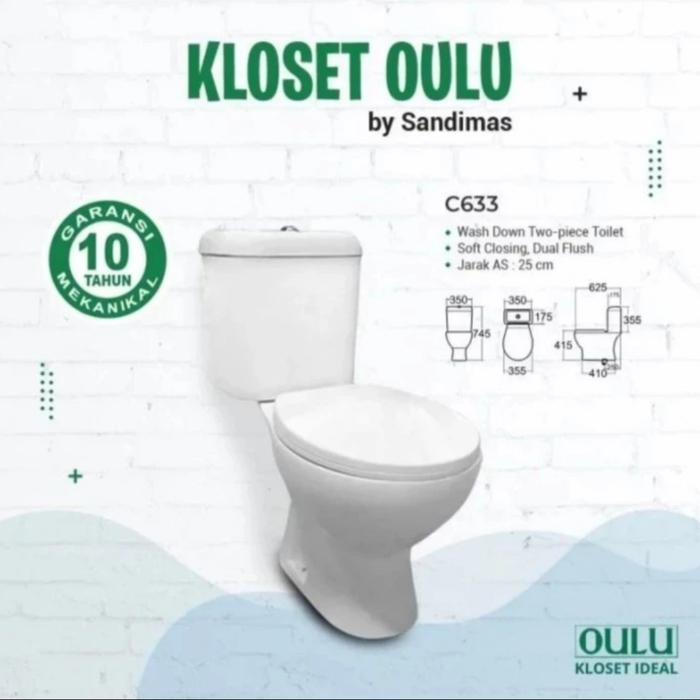 Gambar toilet closet duduk ulu paket hemat tinggal pasang - body only dari FATYRA STORE undefined Tokopedia
