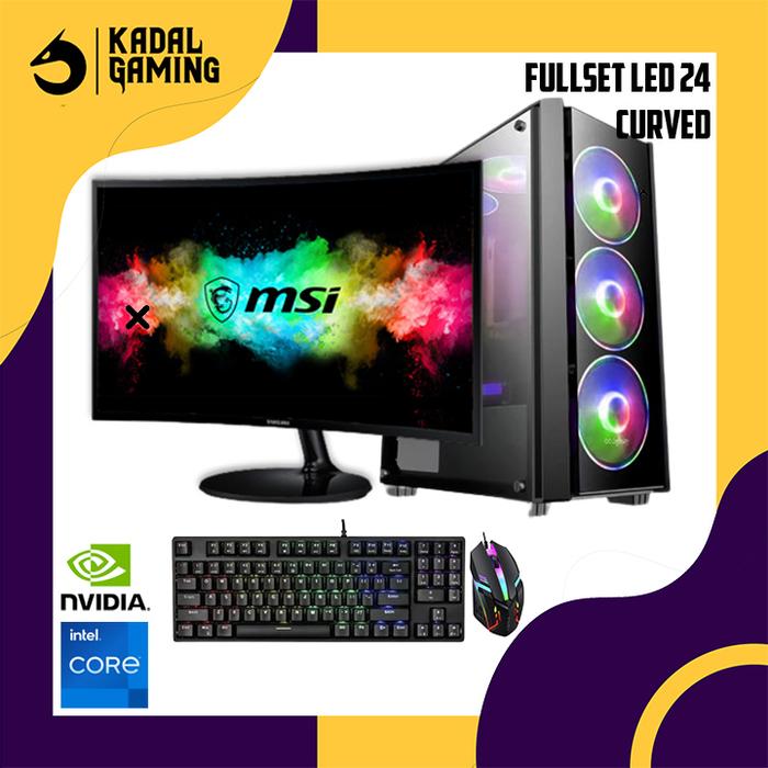 PC GAMING DESIGN INTEL CORE I5 10400F VGA GTX 1660 SUPER 6GB FULLSET  CASING GAMING, CPU SAJA