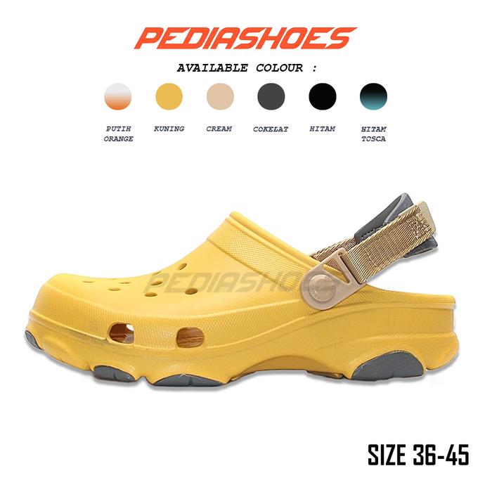 Gambar Crocs Classic ALL TERRAIN Clog Sandal Original Crocs Pria - Kuning, M10 dari Pediashoes undefined Tokopedia