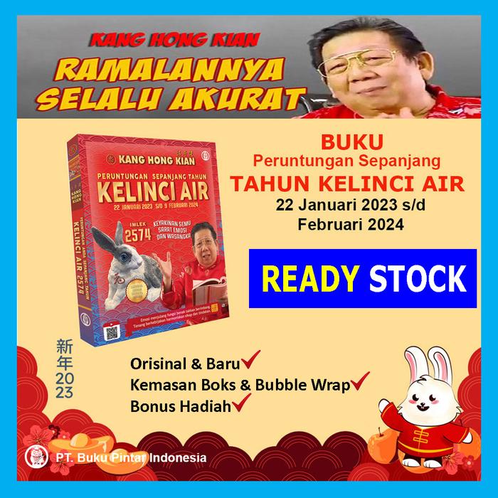 Gambar Buku Kalender Feng Shui Kelinci Air Imlek 2574/2023 Kang Hong Kian - Buku dari ALPHA-TT undefined Tokopedia