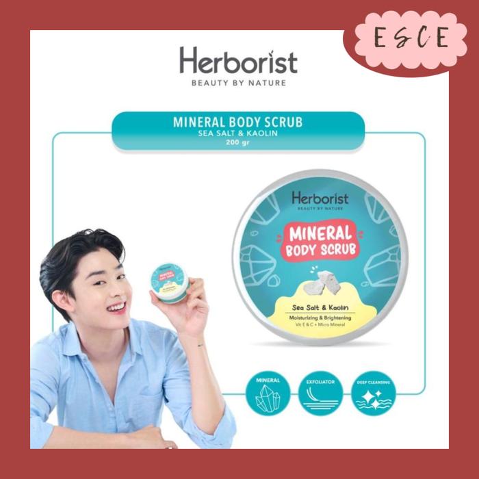 Gambar HERBORIST JUICE FOR SKIN BODY SERUM FACE SCRUB MINERAL BODY SCRUB - MinBS Kaolin dari SHOPESCE Kota Surabaya Tokopedia