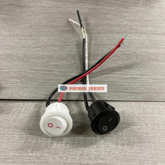 Jual Saklar Tombol On Off Switch Bulat Putih Model Lampu Tanam - Kab ...