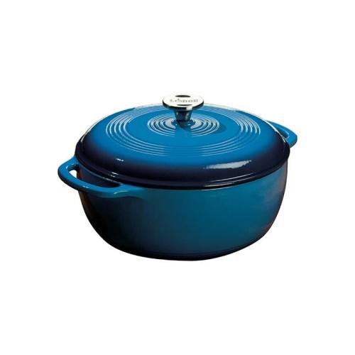 Gambar Lodge Cast Iron Enamel Dutch Oven 28cm 7.8 Quart - Blue dari Home Cantik undefined Tokopedia