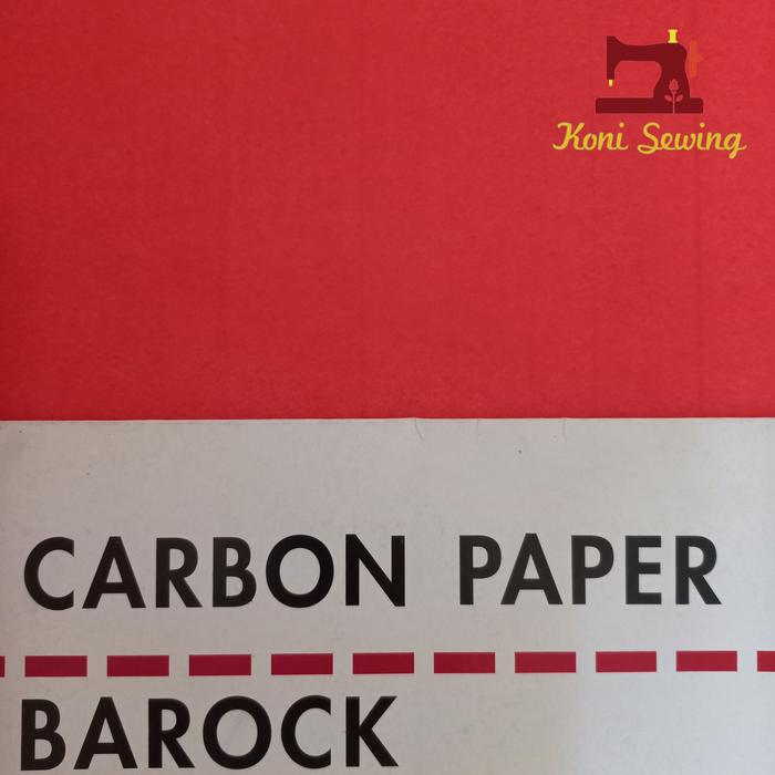 Gambar Kertas Karbon/Karbon Jahit/Karbon Paper Barock - Per Lembar - Merah dari Koni Sewing undefined Tokopedia